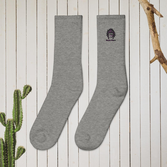 Embroidered socks