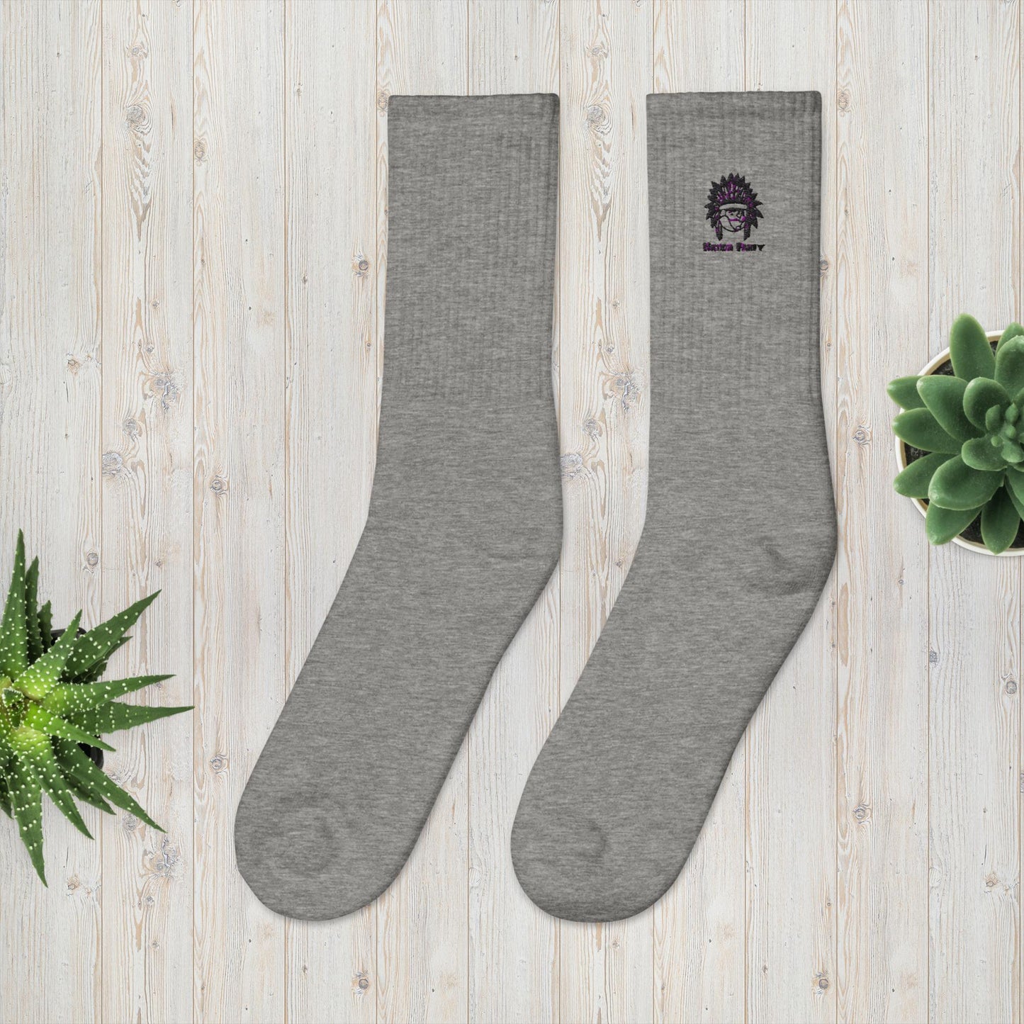 Nation Party Collective - Embroidered socks