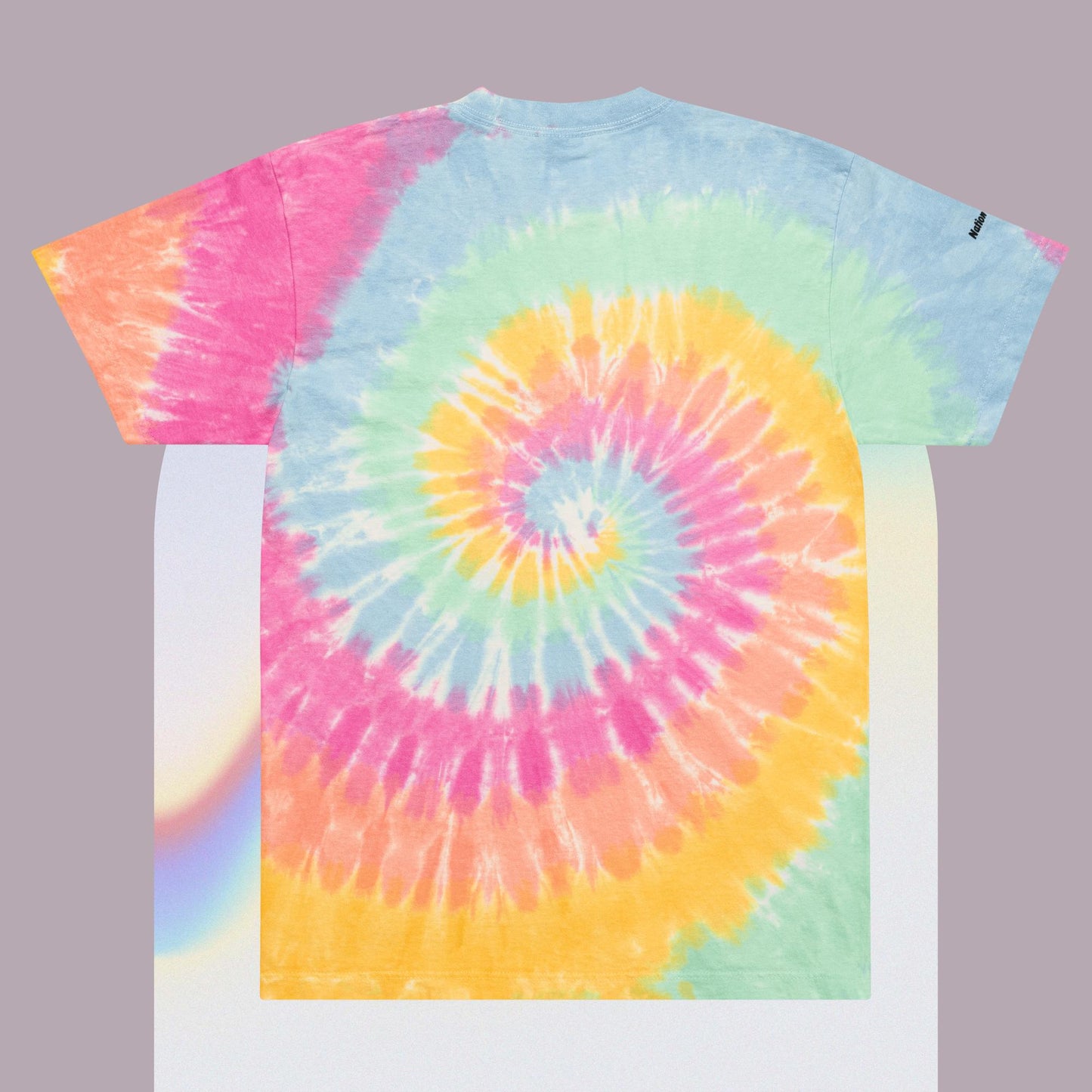 Nation Party Collective - Oversized tie-dye t-shirt