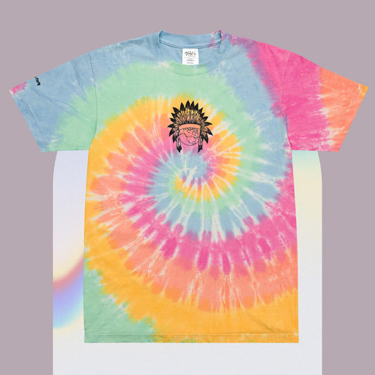 Nation Party Collective - Oversized tie-dye t-shirt